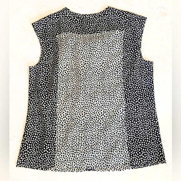 Talbots Polkadot Blouse L - Picture 4 of 4